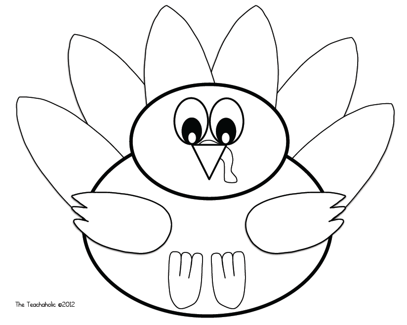 824x658 Turkey Gobble Drawing