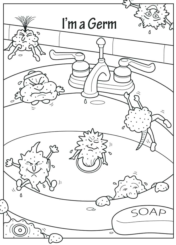 737x1024 Hand Washing Coloring Pages Hand Washing Coloring Page Coloring