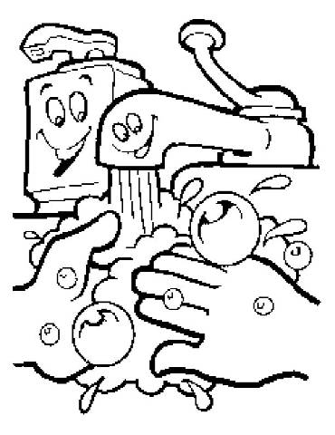 370x480 Hand Washing Coloring Sheets Recipes Hand Washing