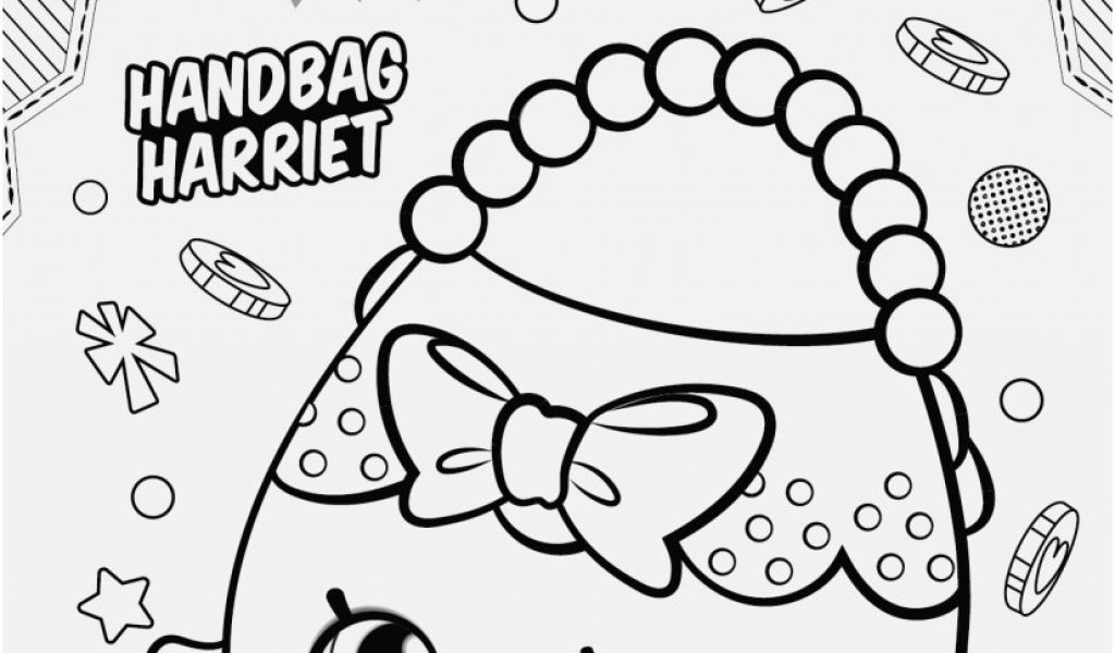 1024x600 Get Coloring Pages Collection Shopkins Handbag Harriet Colour
