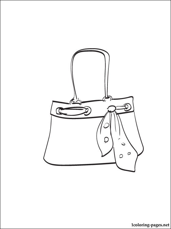 560x750 Handbag Coloring Page Coloring Pages