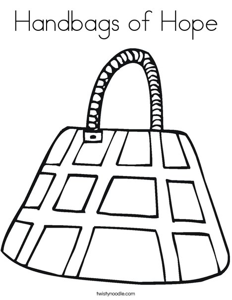 468x605 Handbags Of Hope Coloring Page