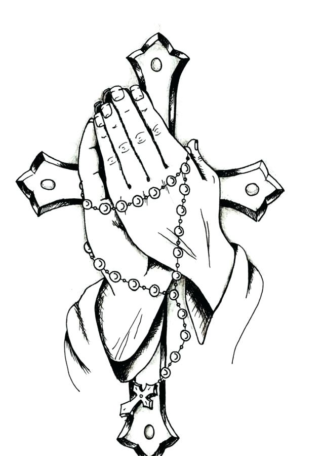 640x899 Coloring Page Of A Hand Backgrounds Coloring Praying Hands