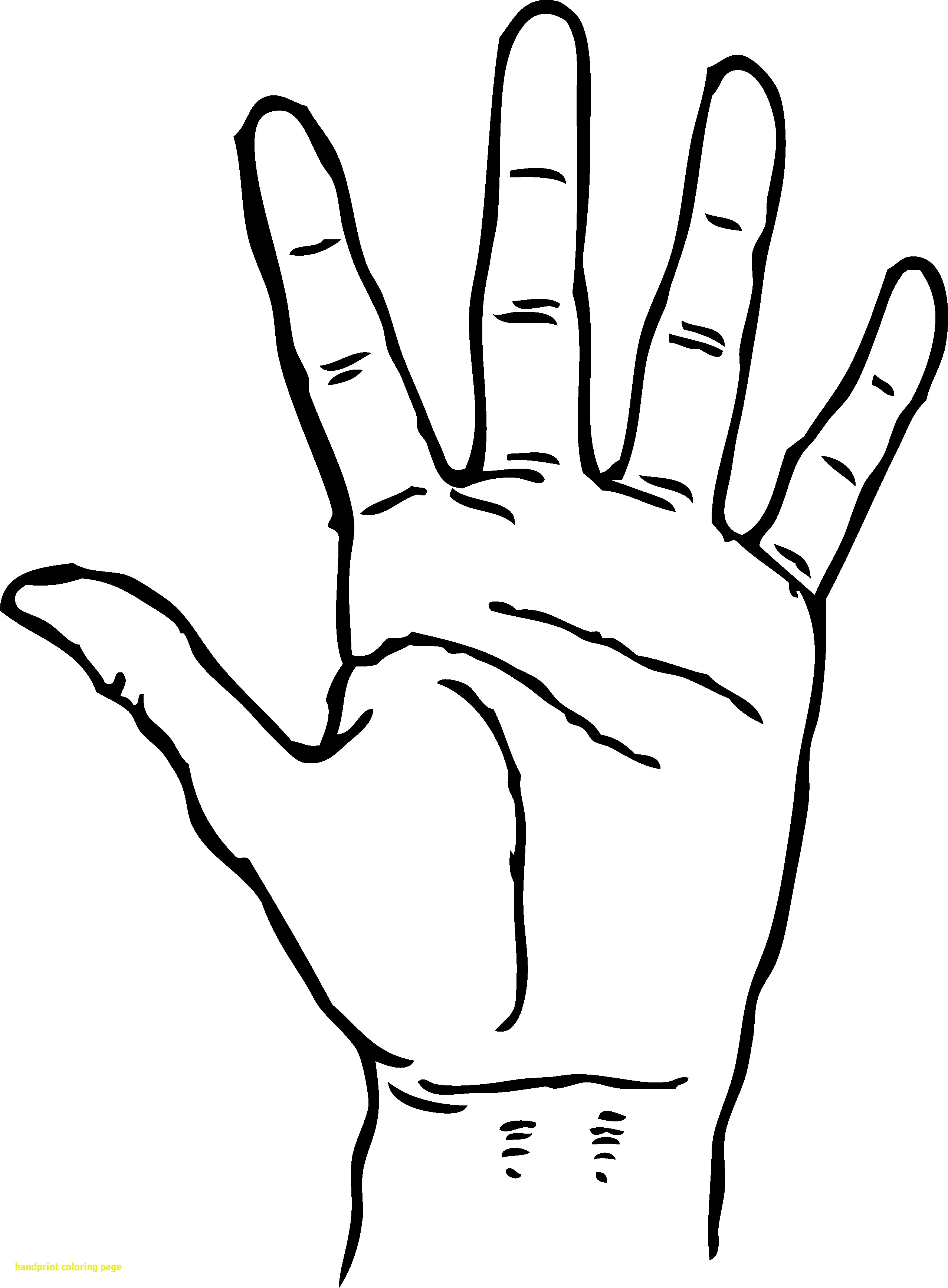 2555x3471 Handprint Coloring Page 1ru Handprint Coloring Page Download