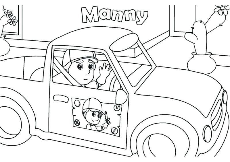 800x565 Handy Manny Coloring Pages Handy Coloring Book Also Stunning