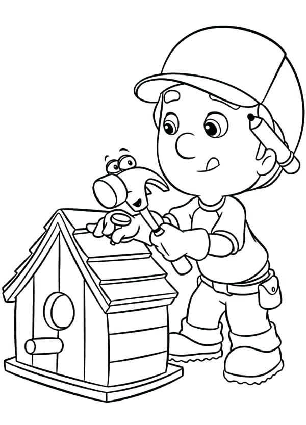 600x833 Handy Manny Coloring Handy Manny Coloring Pages Handy Coloring