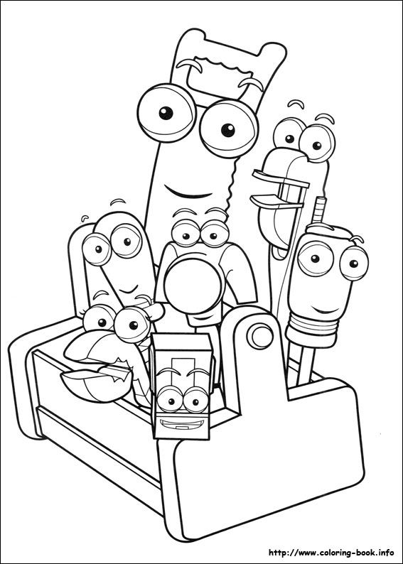 567x794 Handy Manny Coloring Picture Sage Birthdays And Craft