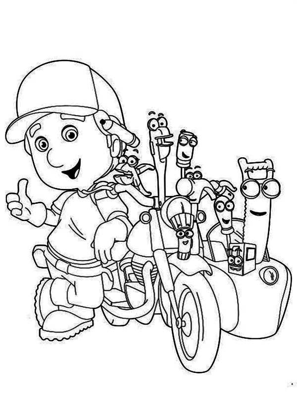 600x833 Top 25 Free Printable Handy Manny Coloring Pages Online Dibujo