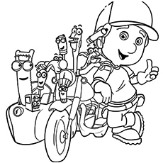 230x230 Top 25 Free Printable Handy Manny Coloring Pages Online