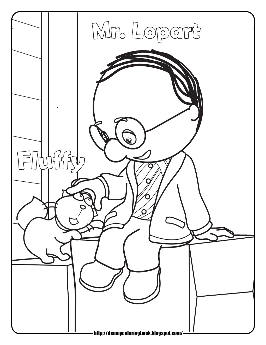 1020x1320 Disney Coloring Pages And Sheets For Kids Handy Manny 2 Free Handy