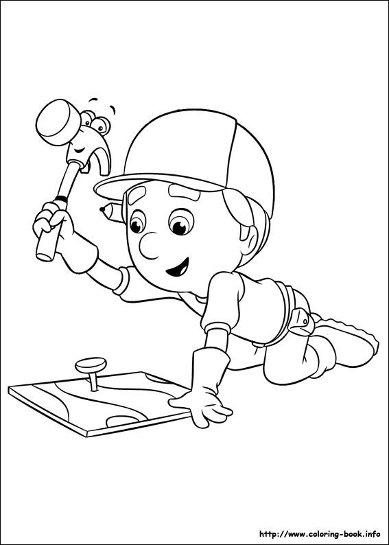 Handy Manny Tools Coloring Pages