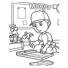 230x230 Top 25 Free Printable Handy Manny Coloring Pages Online