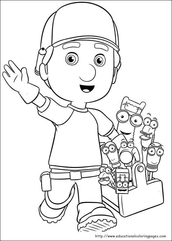 567x794 Handy Manny Coloring Pages To Print Handy Manny Coloring Pages