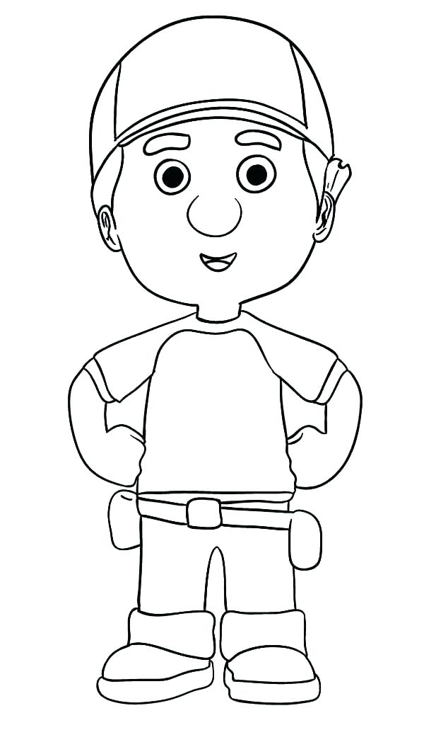 600x1055 Handy Manny Coloring Handy Coloring Pages Handy Manny Coloring