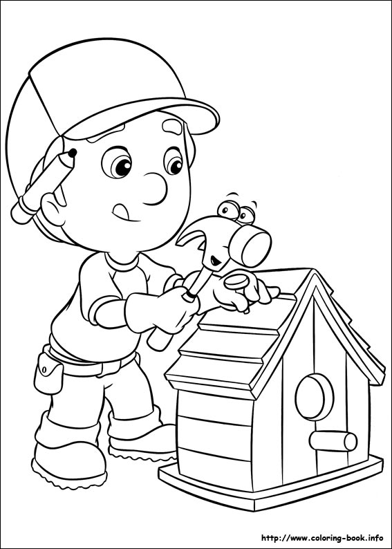 567x794 Handy Manny Tools Coloring Pages