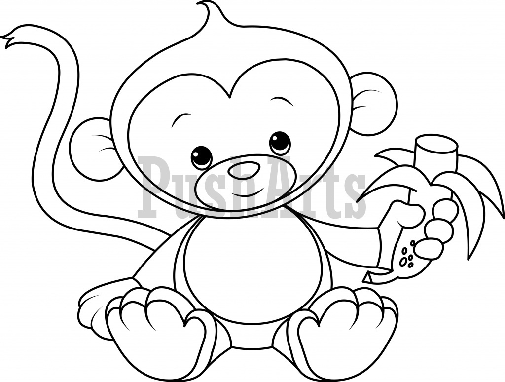 1024x774 Hanging Monkey Coloring Page Art Schoolin New Coloring