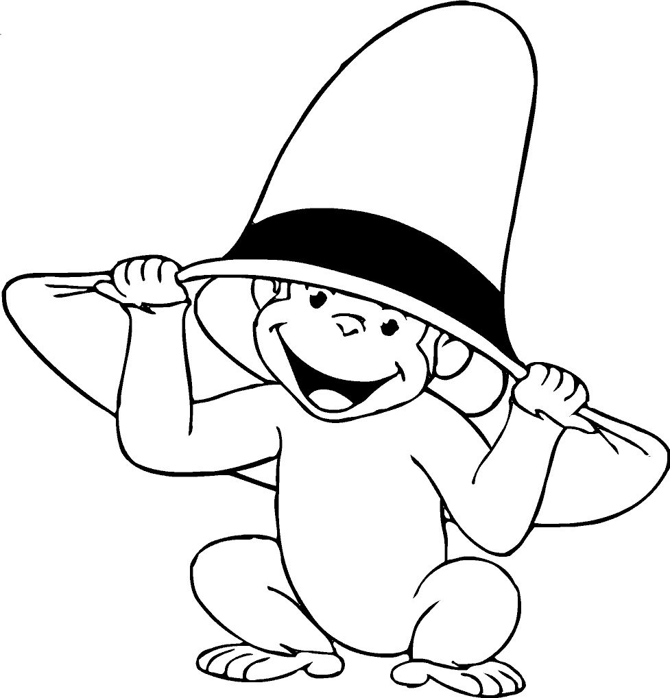 977x1018 Awesome Cartoon Monkey Coloring Pages Gallery Printable Coloring