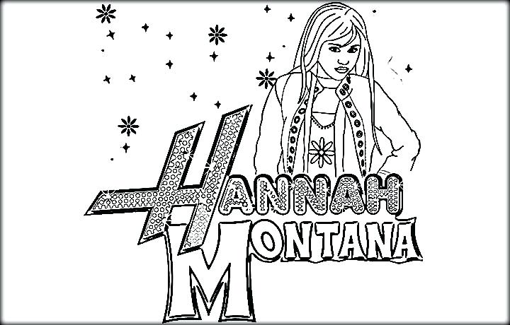 720x460 Free Printable Hannah Montana Coloring Pages