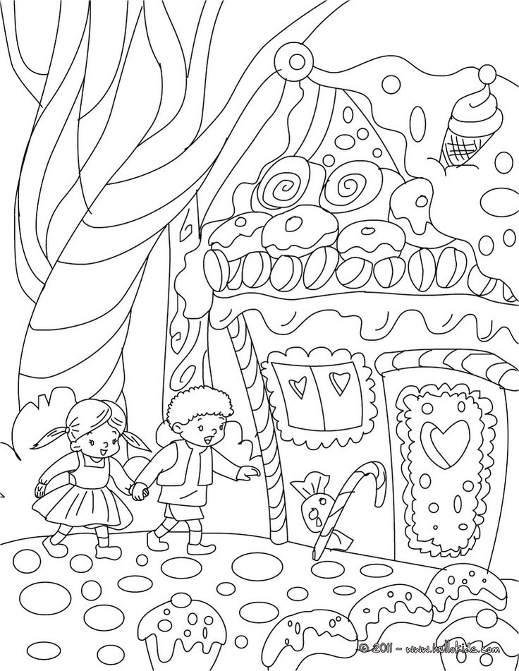 Hansel And Gretel Coloring Pages