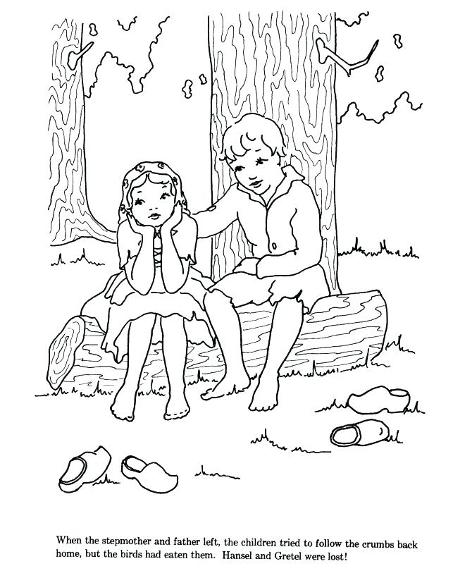 670x820 Hansel And Gretel Coloring Pages Printable Bedtime Routine Fairy
