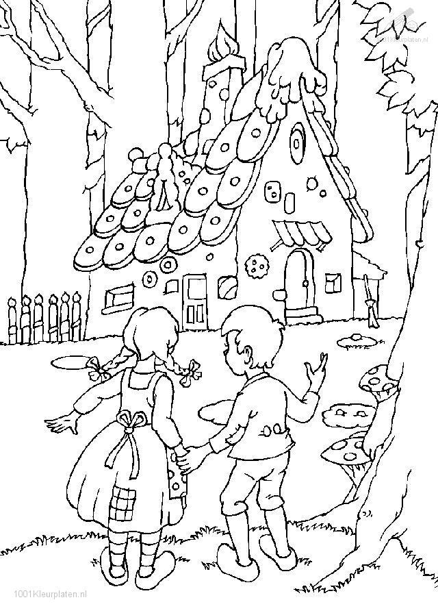 640x895 Hansel And Gretel Coloring Page !my Coloring Pages