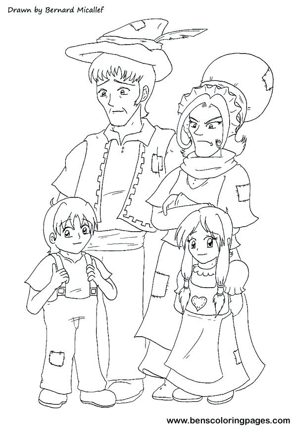 596x867 And Coloring Page And Fable Coloring Book Hansel And Gretel