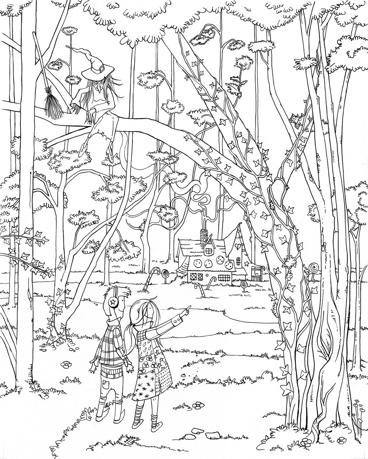 1282x1600 Gretel Coloring Pages
