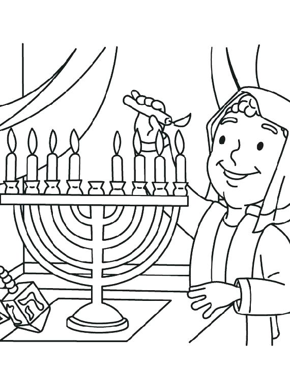 570x770 Free Printable Hanukkah Coloring Pages Coloring Pages Printable
