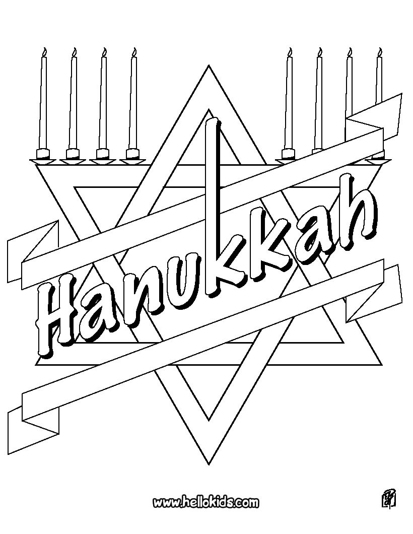820x1060 Hanukkah Coloring Pages