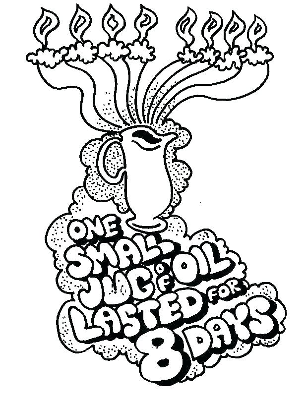 619x817 Coloring Sheet Hanukkah