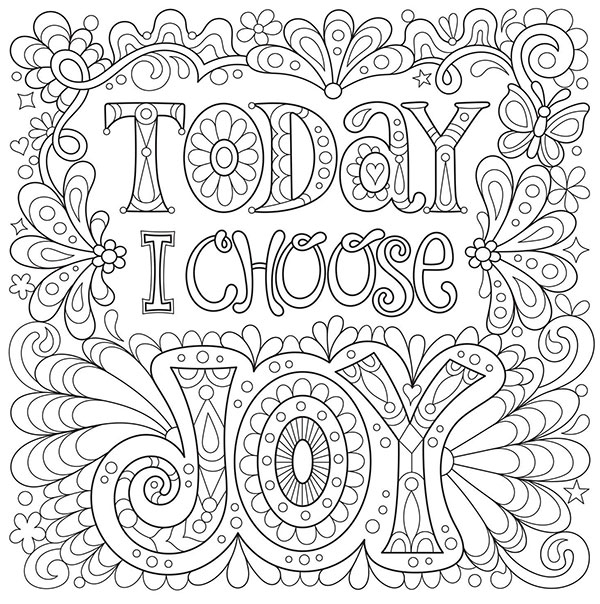 Happiness Coloring Pages