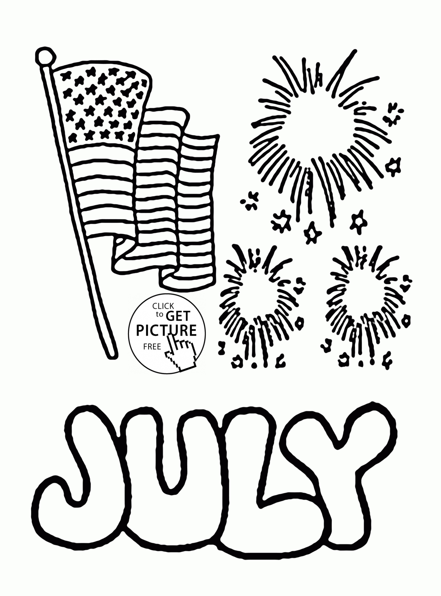 1480x2000 4th Of July Coloring Pages Luxury Fourth July Big Fireworks