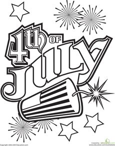 230x292 4th Of July Coloring Page