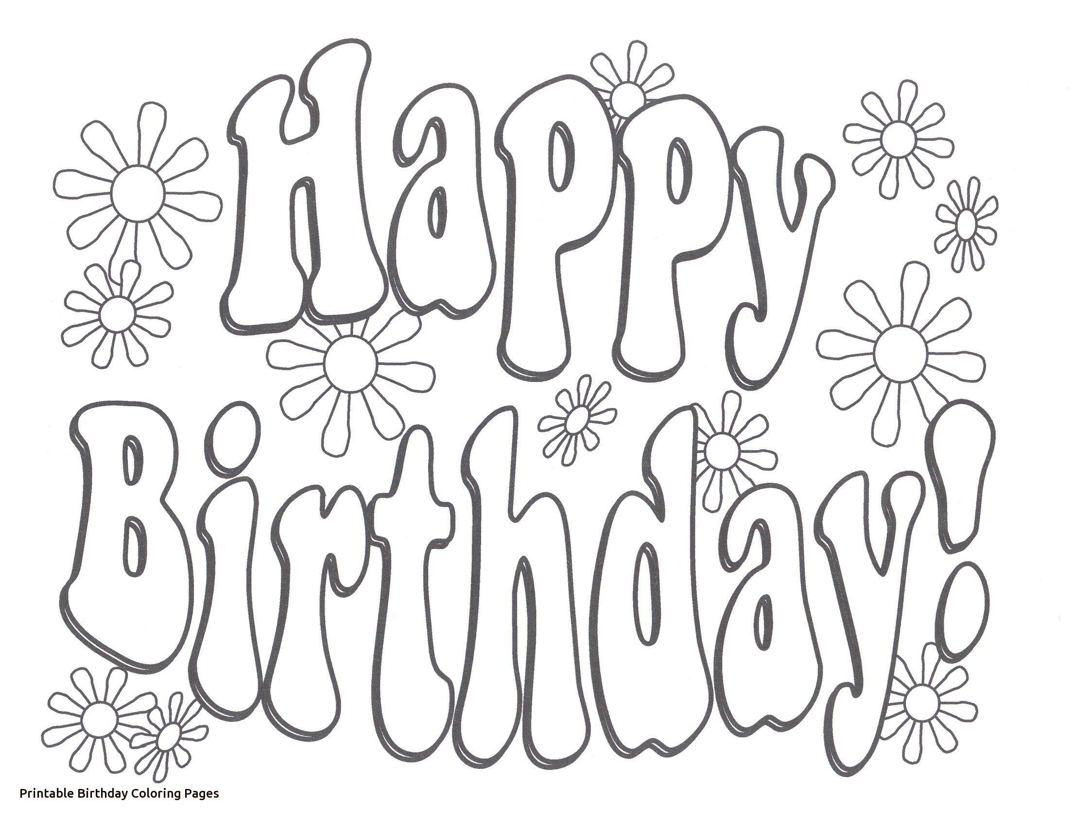 2204x1690 Coloring Pages. Free Printable Happy Birthday Coloring Pages