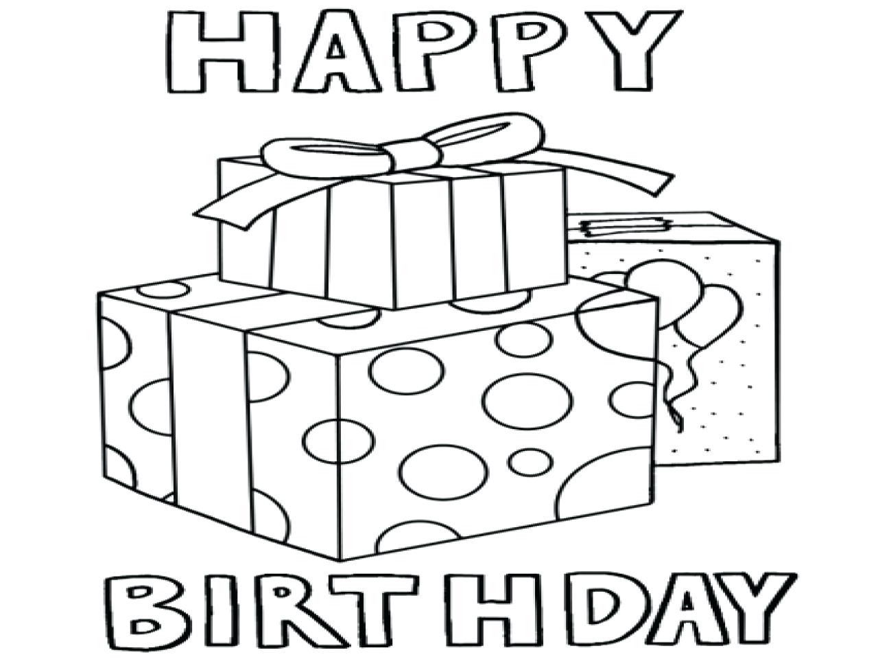 1280x960 Coloring Pages ~ Happy Birthday Coloring Pages Reliable Sheets