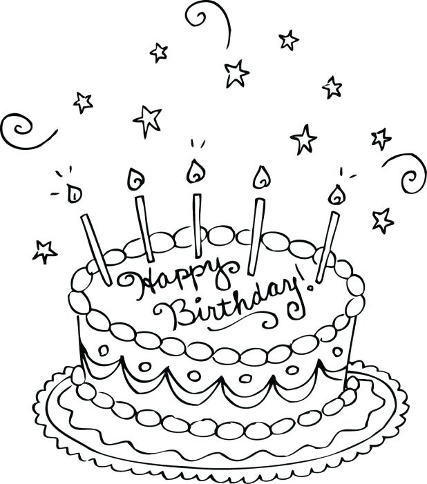 618x701 Free Printable Birthday Card For Kids To Decorate And Write Their