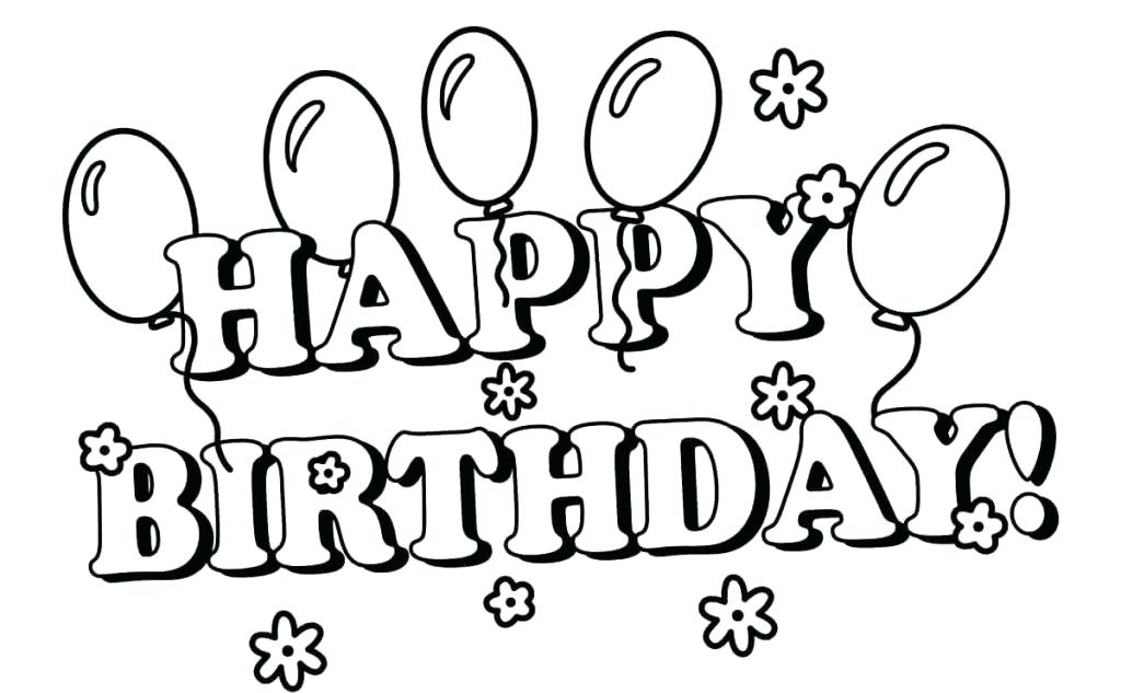 1024x633 Happy Birthday Coloring Pages For Sister Coloring Pages Online