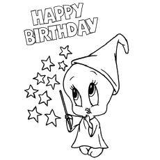230x230 Happy Birthday Coloring Pages