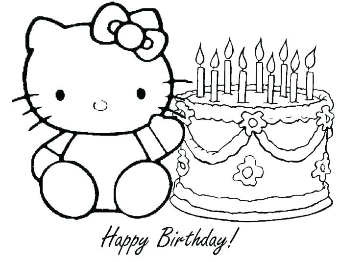 692x535 Happy Birthday Coloring Pages Printable Happy Birthday Coloring
