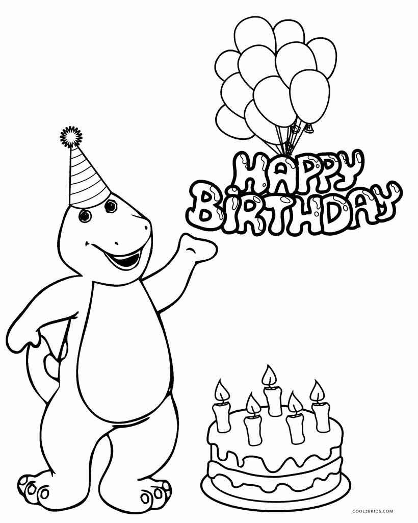 820x1025 Coloring Pages Happy Birthday With To Download Happy Birthday