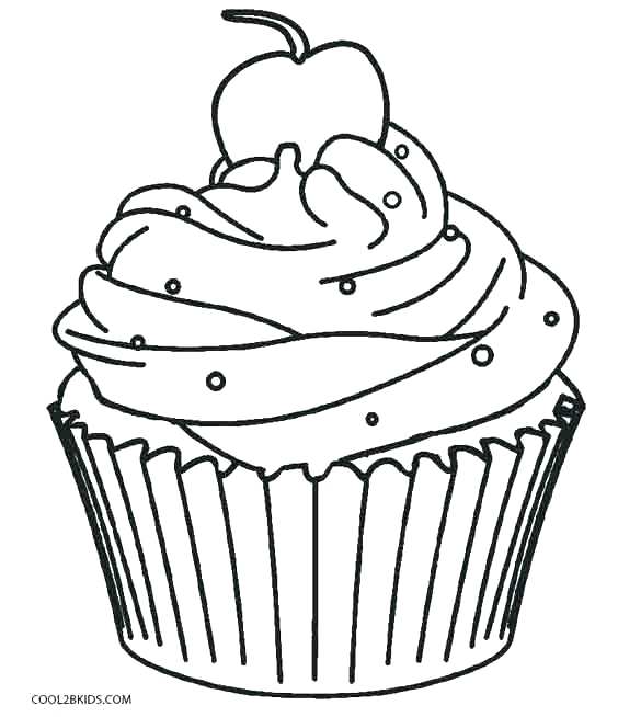 564x654 Cupcake Coloring Images Muffin Coloring Pages Cupcake Color Page