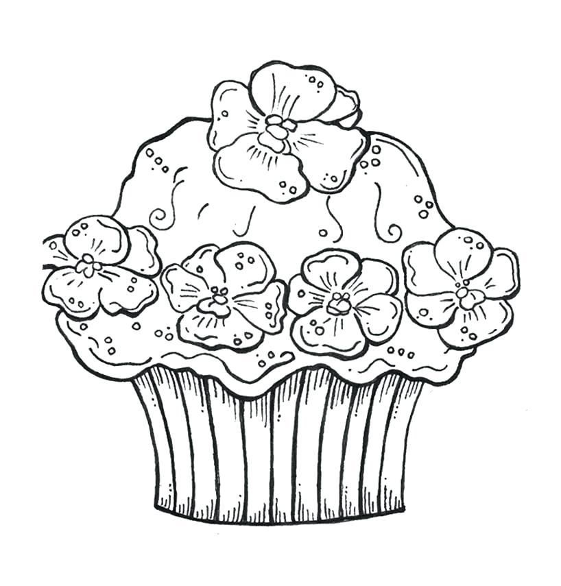 818x855 Free Printable Cupcake Coloring Sheets Kids Cupcake Coloring Book