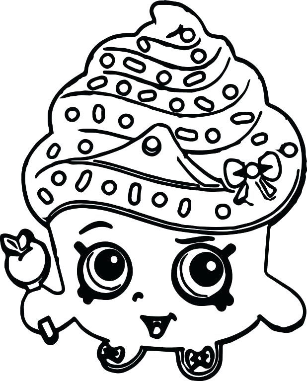 618x767 Cute Cupcake Coloring Pages Shippa.co