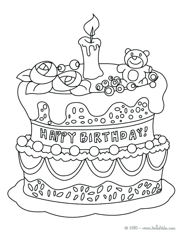 618x799 Cakes Coloring Pages Free Printable Cupcake Coloring Pages