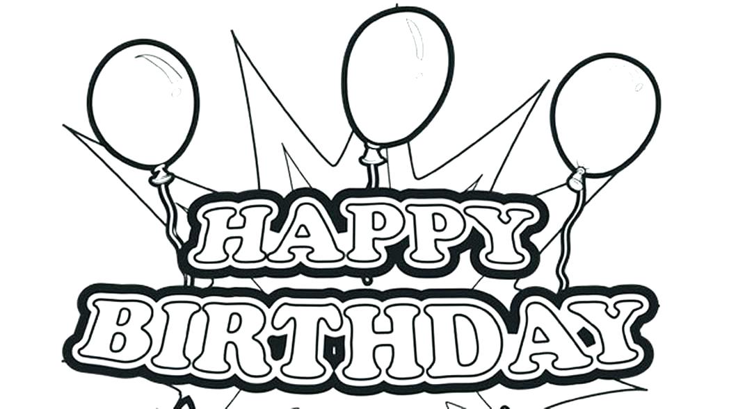 1048x589 Free Printable Happy Birthday Dad Coloring Pages Card Page H
