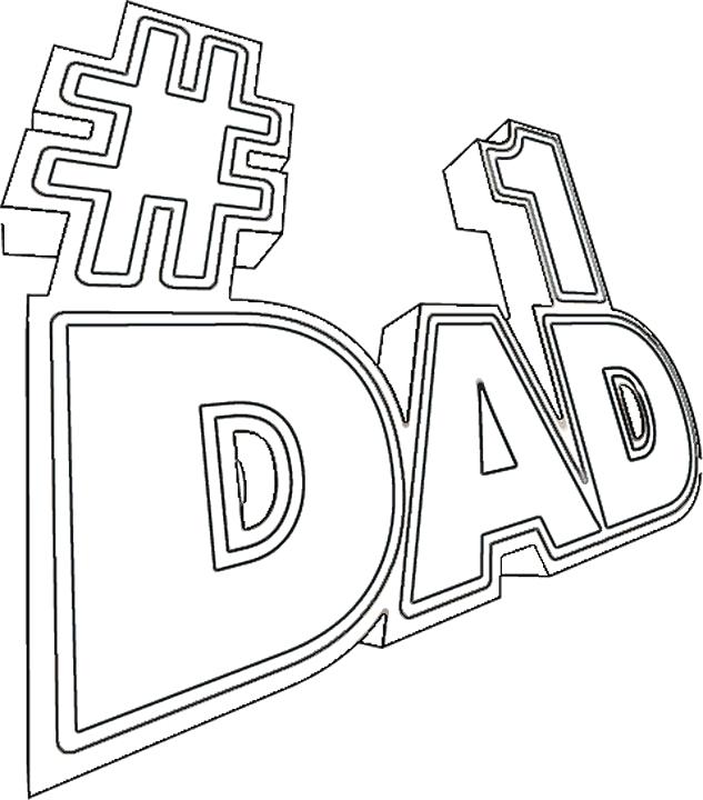 633x720 Dad Coloring Pages 1 Dad Coloring Es Happy Birthday Dad Coloring