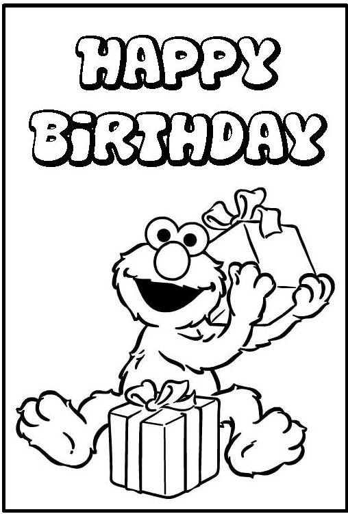 508x751 Happy Birthday Coloring Pages Free Printable Download For Kids