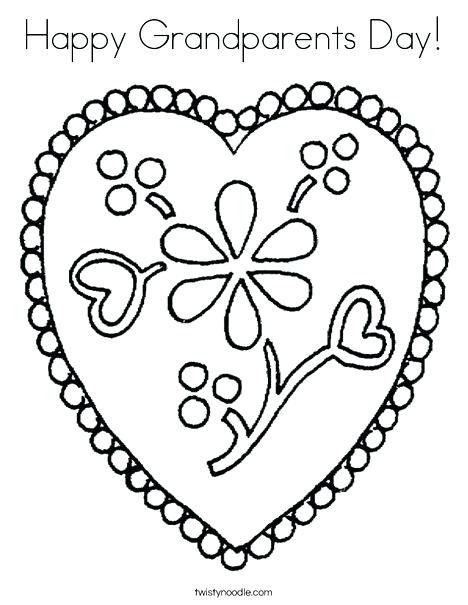468x605 Happy Birthday Grandma Coloring Page Happy Grandparents Day