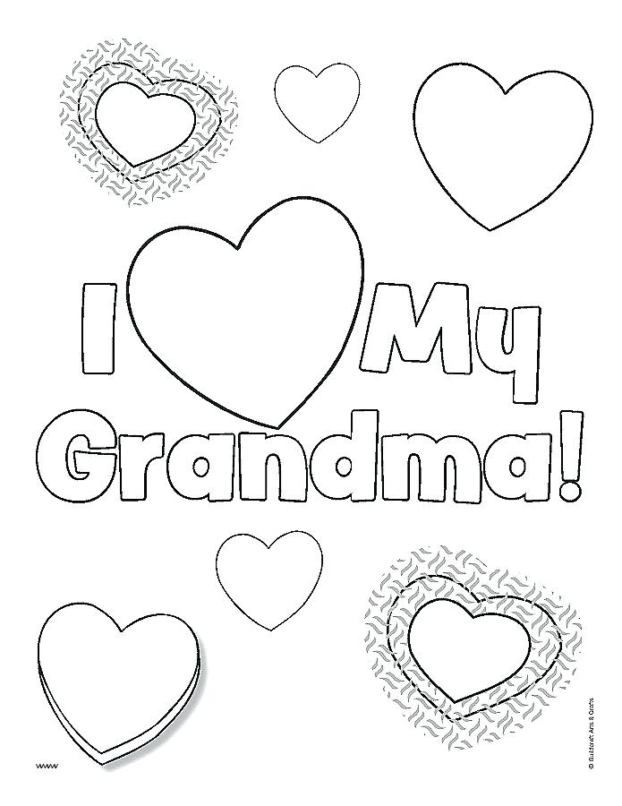 695x900 Happy Birthday Coloring Pages For Grandma Happy Birthday Grandma