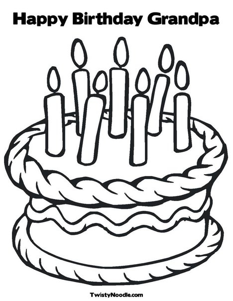 468x605 Best Happy Birthday Grandpa Coloring Pages Diy Coloring Page